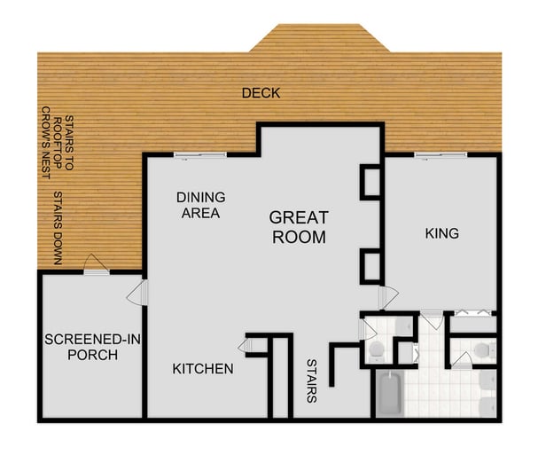 Map of Second Floor