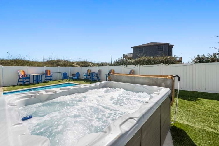 Poolside Hot Tub