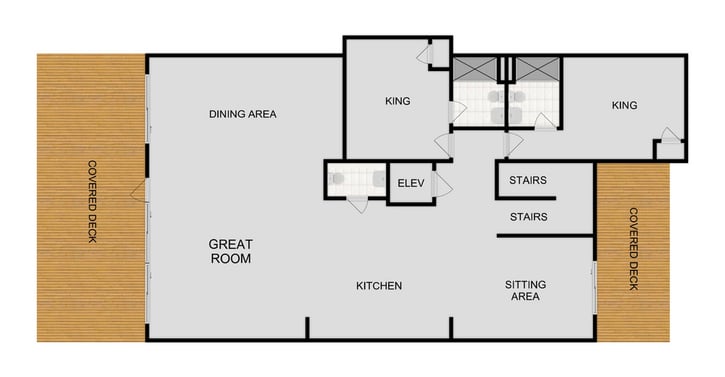 Map of Second Floor