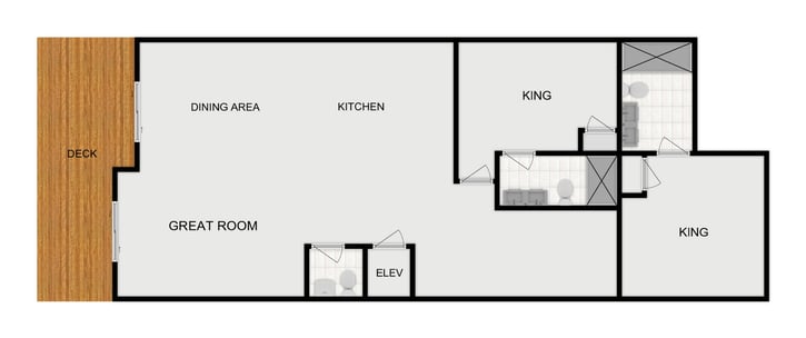 Map of Second Floor