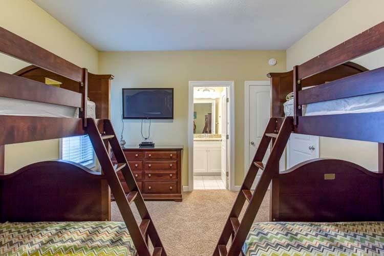 Ground Floor Pyramid Bunks with Private Bath