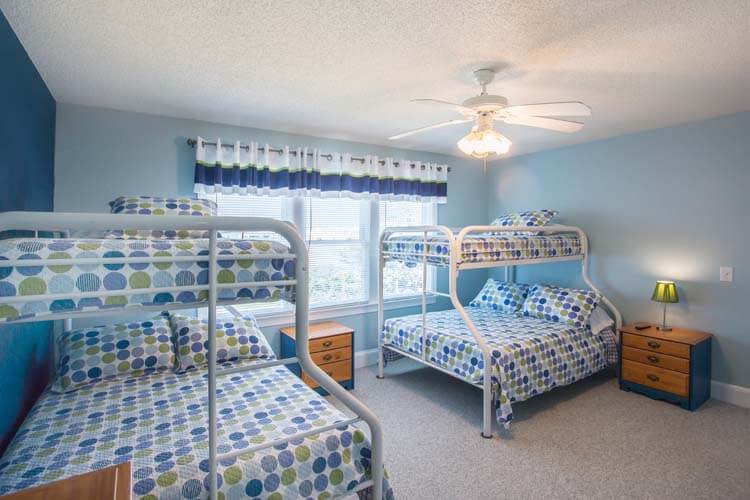 1st Floor Pyramid Bunks with Shared Bath