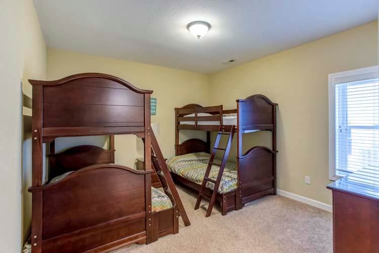 Ground Floor Pyramid Bunks with Private Bath