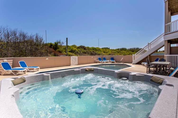 Poolside Hot Tub