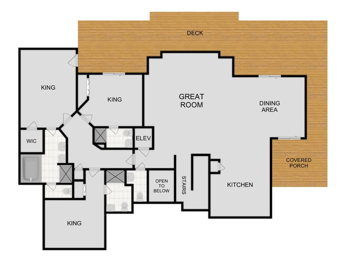 Map of Second Floor