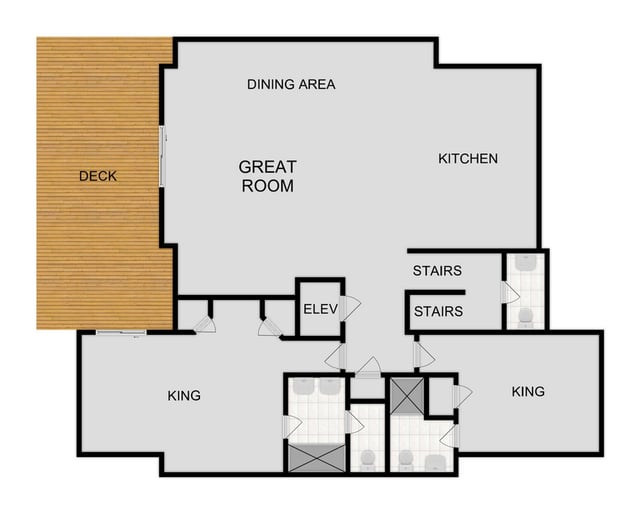 Map of Second Floor