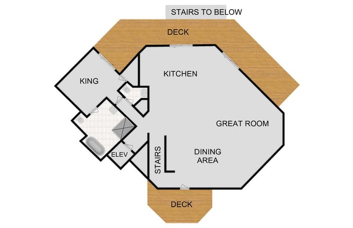 Map of Second Floor