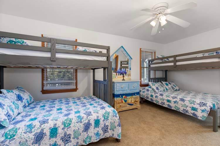 1st Floor Pyramid Bunks with Private Bath