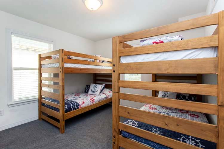Ground Floor Twin Bunks with Shared Bath