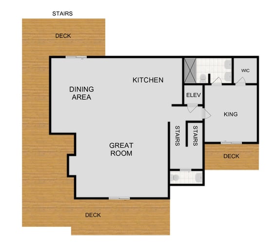Map of Second Floor