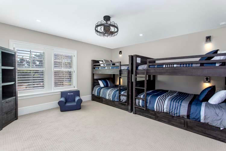 1st Floor Double Bunks with Private Bath