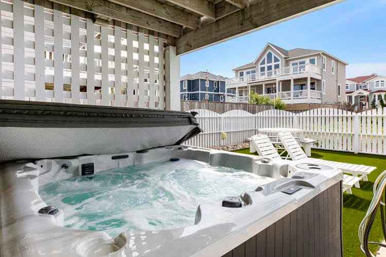 Poolside Hot Tub
