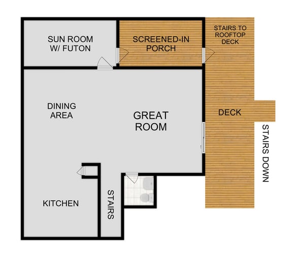 Map of Second Floor