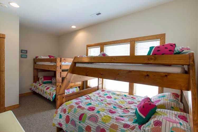 Ground Floor Pyramid and Twin Bunk Bedroom