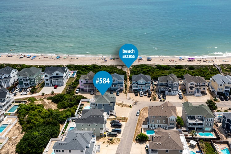 Steps Away from Beach Access!