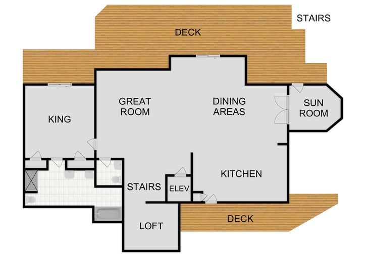 Map of Second Floor