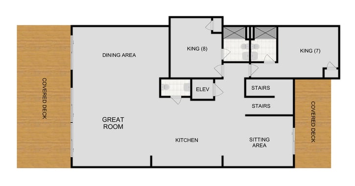 Map of Second Floor