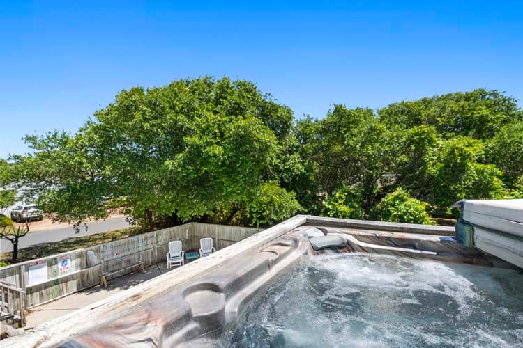 Hot Tub on 1st Floor Deck