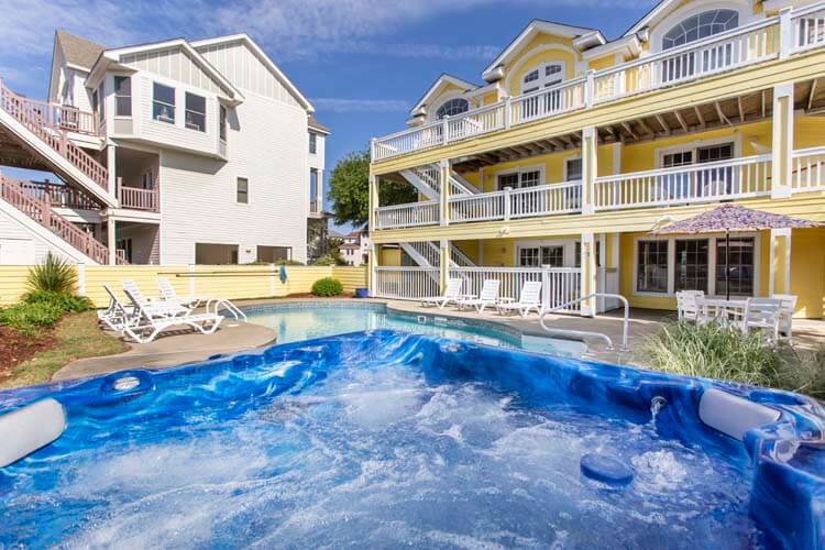 Poolside Hot Tub