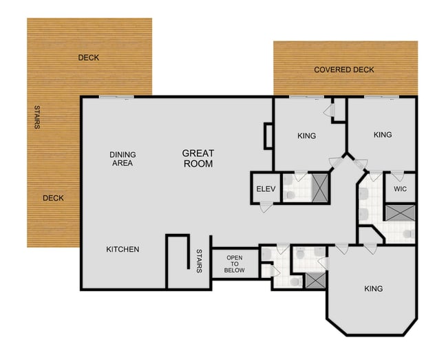 Map of Second Floor