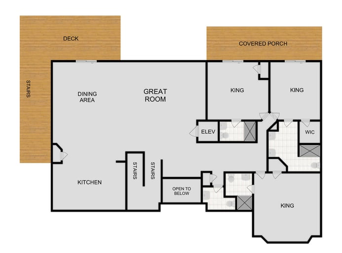 Map of Second Floor