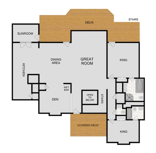 Map of Second Floor