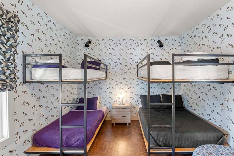 1st Floor Double & Twin Bunks with Private Bath