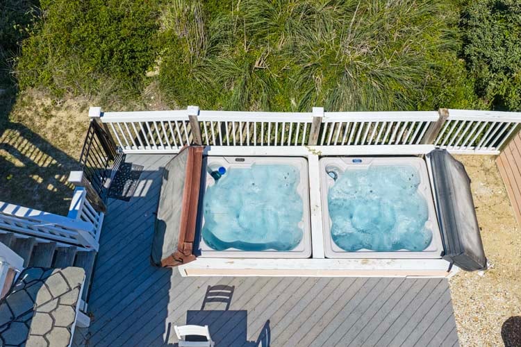 Two In-Ground Hot Tubs