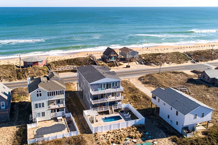 Right across the street from deeded beach access!