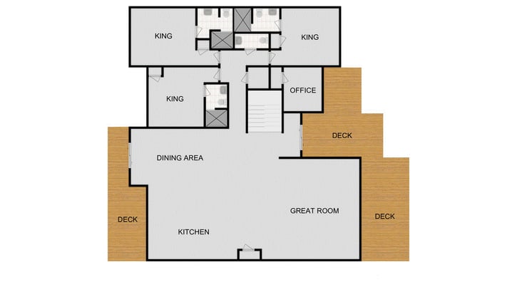 Map of Second Floor