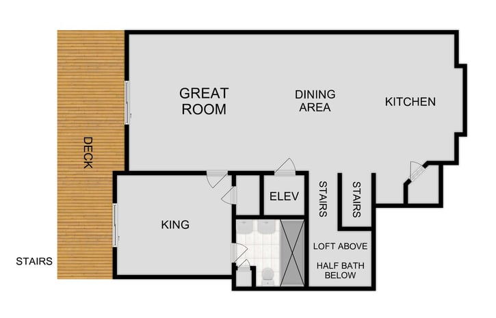 Map of Second Floor