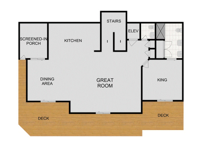 Map of Second Floor