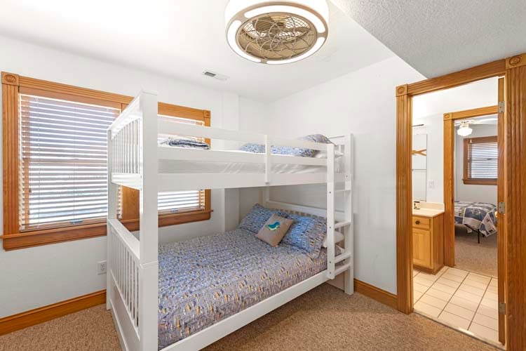 Ground Floor Double Bunk with Shared Bath