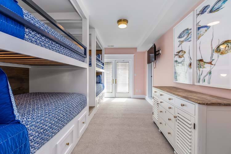 Ground Floor Double Bunks with Shared Bath