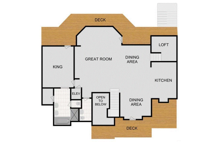 Map of Second Floor