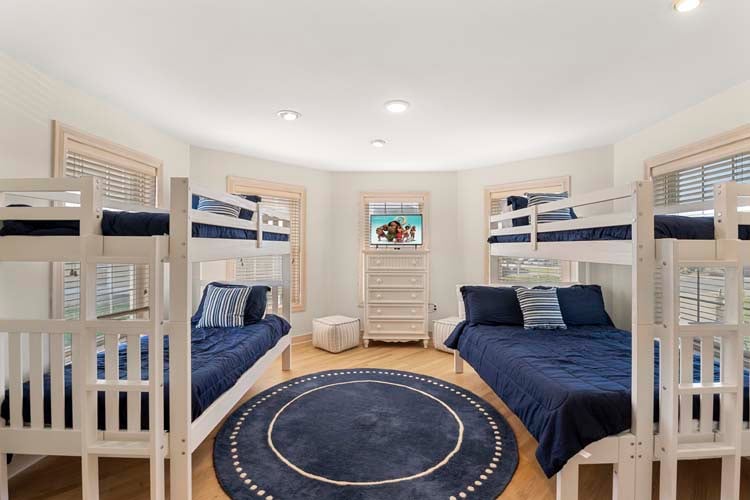 1st Floor Pyramid Bunk and Twin Bunk Bedroom