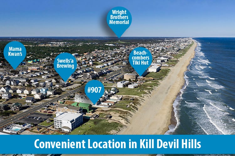 Convenient Location in Kill Devil Hills