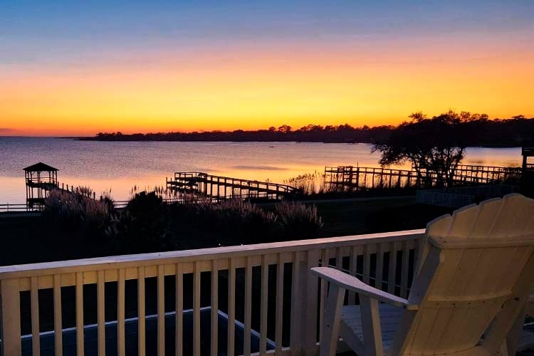 Sunset View from 2nd Floor Deck