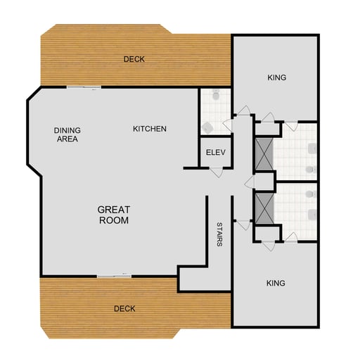 Map of Second Floor