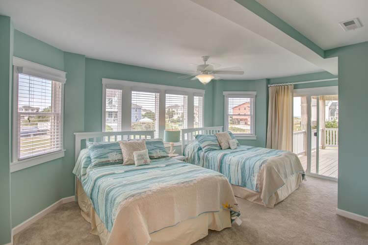 1st Floor Two Doubles with Private Bath