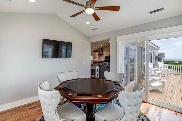 Cozy Corolla NC House Rentals with Fun Game Room for Families & Guests