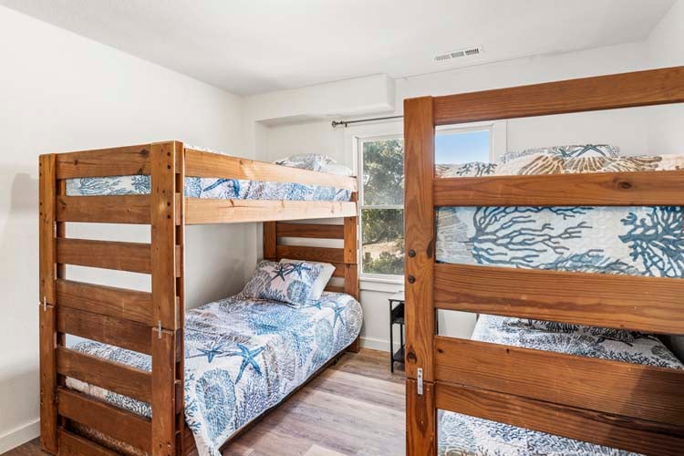 Ground Floor Twin Bunks with Shared Bath