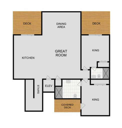 Map of Second Floor