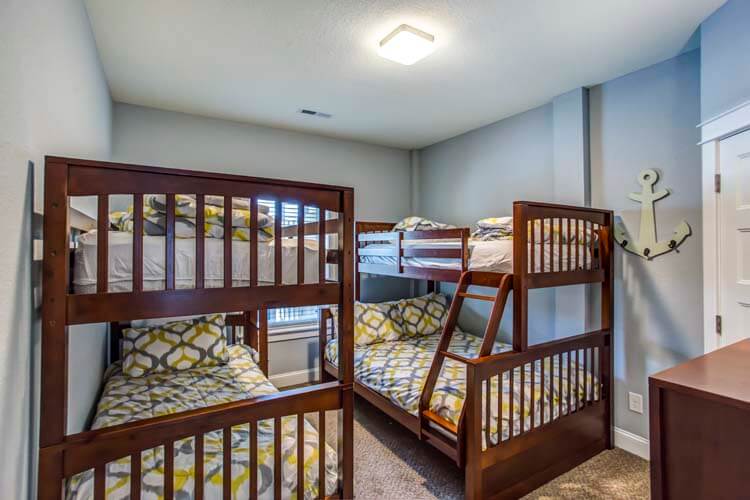 Ground Floor Pyramid and Twin Bunk Bedroom