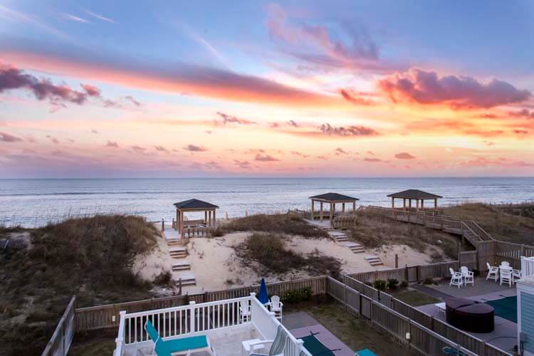 Evening View from 2nd Floor Deck