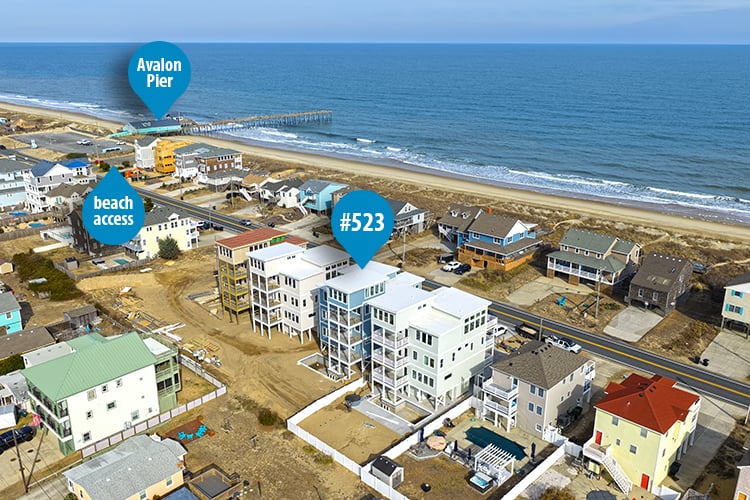 Beach Access & Avalon Pier Down The Street