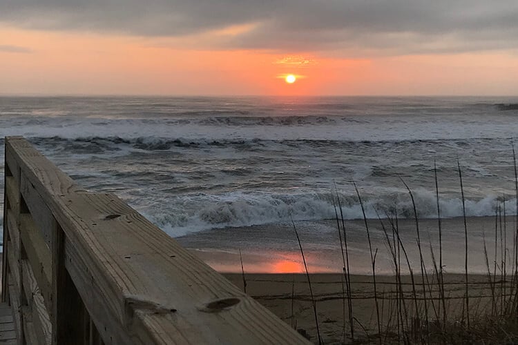 Sunrise from Beach Access