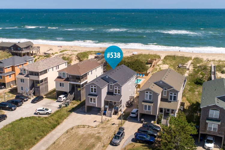 Oceanfront Location with Private Beach Access