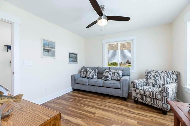 1st Floor Media Den with Shared Bath