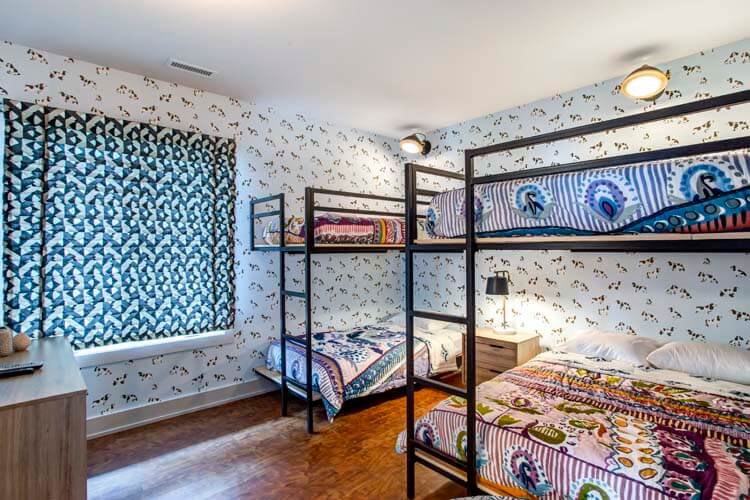 1st Floor Double & Twin Bunks with Private Bath